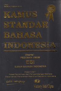 Kamus standar bahasa Indonesia