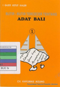 Butir-butir tercecer tentang adat Bali