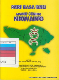 Pari basa Bali apang cening nawang